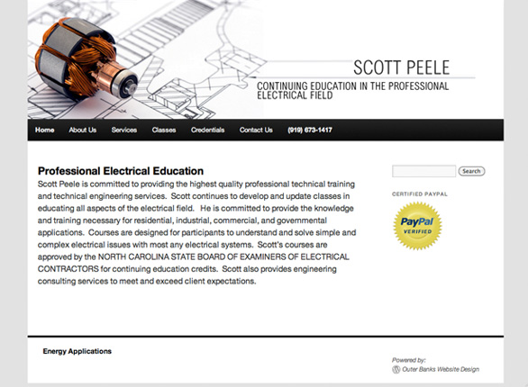 Scott Peele Website